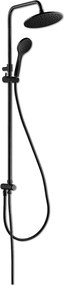 Essesmart kolumna prysznicowa bez baterii mieszającej czarna - Essebagno