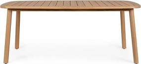 Stół ogrodowy z litego drewna akacjowego 99x183 cm Pablo – Bizzotto