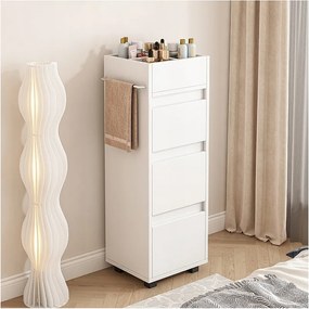 Szafka łazienkowa biała stojąca regał kosmetyki salon nowoczesna loft 90 cm