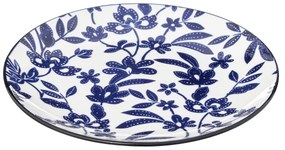 Talerz deserowy w kwiaty MARIA, porcelanowy, Ø 19 cm