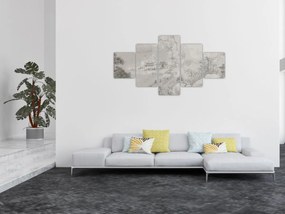 Obraz - Chiński krajobraz (125x70 cm)
