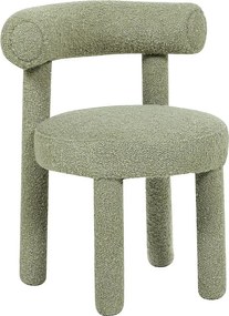 Krzesło 62x80x58 cm zielone Leith LET77DS