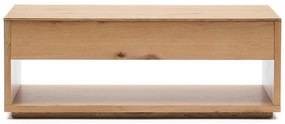 Stolik w dekorze dębu w naturalnym kolorze 60x120 cm Alguema – Kave Home