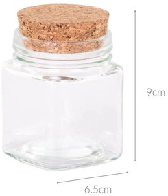 Szklany słoik do przechowywania, 160 ml