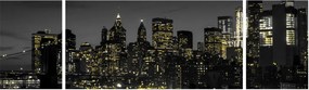 Obraz nocnej metropolii (170x50 cm)