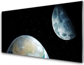 Panel Szklany do Kuchni Kosmiczna Więź Światów