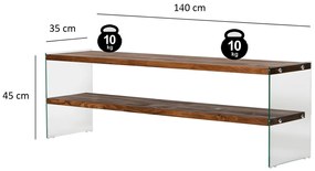 Stolik pod telewizor Aqua Chesnut