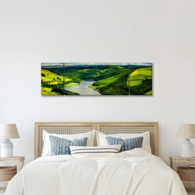 Obraz - Zielony krajobraz (170x50 cm)