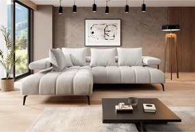 Narożnik MAGNETIC L układ L Lewostronny elektryczna regulacja siedziska tkanina KANSAS WERSAL