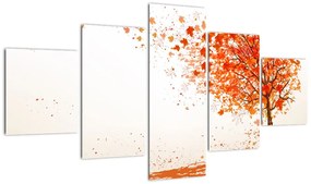 Obraz - Drzewo na wietrze (125x70 cm)