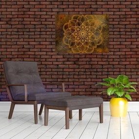 Obraz na szkle - Mandala radości (70x50 cm)