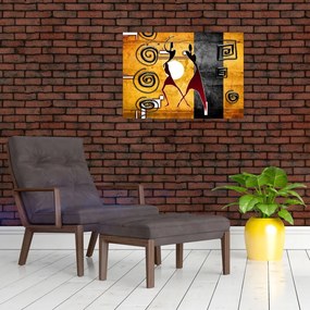 Obraz na szkle - Malarstwo starożytne (70x50 cm)