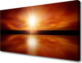 Obraz canvas Niebiański Odblask w Wodzie