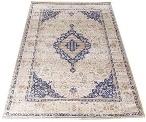 Prostokątny elegancki dywan ze zdobieniami A3-P19