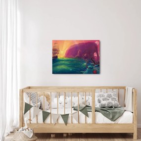 Obraz - Obraz olejny, Podróż do fantastycznego królestwa (70x50 cm)