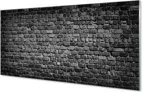 Szklany Panel Ceglany Mur w Stylu Retro