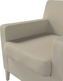 Pokrowiec na fotel Karlstad kolor beżowy tkanina strukturalna