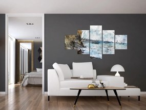 Obraz - Rafa, akwarela (125x70 cm)