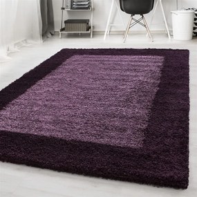Dywan Shaggy Life ciemny fiolet 80 cm x 150 cm