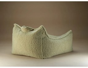 Zielony dziecięcy worek do siedzenia z materiału bouclé Chair – Wigiwama
