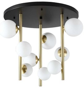 Ideal Lux - LED Żyrandol PERLAGE 9xG9/3W/230V śr. 55 cm złoty/biały