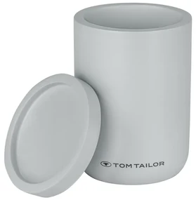 Szary organizer łazienkowy na waciki z żywicy polimerowej Tom Tailor T-Color Bath – Wenko