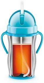 Tescoma BAMBINI termos dziecięcy ze słomką, niebieski