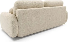 Sofa VIDI Rozkładana Dwuosobowa Beżowa Boucle Nowoczesna