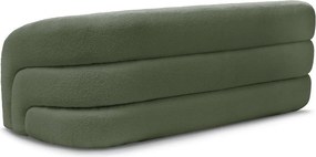 Zielona sofa z materiału bouclé 193 cm Elina – Bobochic Paris