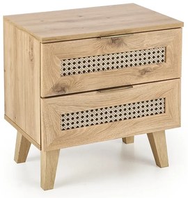 Szafka rustykalna nocna z szufladami N8-F98