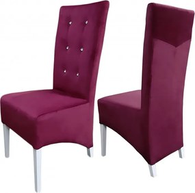 Krzesło nowoczesne do jadalni pikowane oparcie wygodne siedzisko