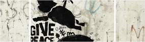 Obraz - Słoń nad ziemią (170x50 cm)