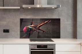 Szklany Panel Akrobatyczny Szpagat