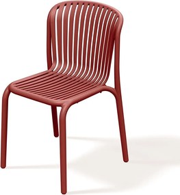 Plastikowe krzesło do ogrodu Brene, bez podłokietników