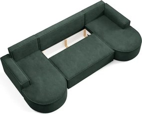 Narożnik MOLLY XL wolnostojący układ U z funkcją spania w tkaninie Abriamo 09 DomoHome