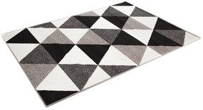 Dywan Lotto trójkaty szare 133 cm x 190 cm