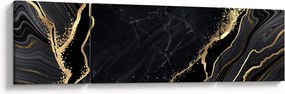 Obraz złotej abstrakcji (170x50 cm)