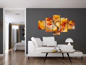 Obraz - Jesienne drzewo (125x70 cm)