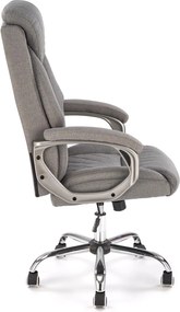 Szary fotel gabinetowy Helder 2 Halmar