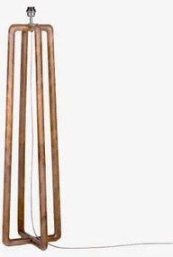 Podstawa Do Lampy Stojącej 130 Cm Z Drewna Mango Lureva Drewno Mango - Sklum