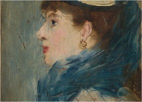 Obraz na szkle - Edouard Manet, Portrait of a Lady, reprodukcje (70x50 cm)