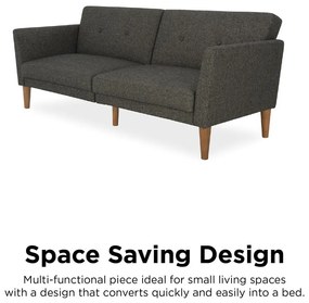 Szara rozkładana sofa 205 cm Regal – Novogratz