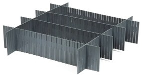Zestaw 6 organizerów do szuflady Compactor