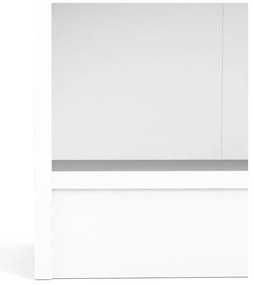 Biały regał Tvilum Basic, 79 x 203 cm