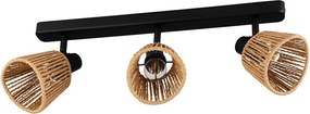 Eglo 44131 - Oprawa punktowa KEELBY 3xE14/10W/230V czarna/beżowa