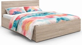 Dwuosobowe Łóżko Dąb Sonoma 140X200 W3-F16