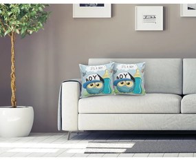 Dziecięca poszewka na poduszkę 43x43 cm Boy Owl – Mila Home