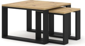 Zestaw stolików kawowych dąb artisan K5-F52