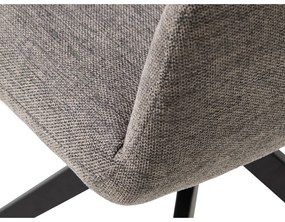 Szare krzesło Roxana – Unique Furniture