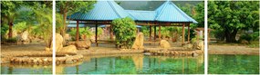 Obraz - Shanghai hotel park (170x50 cm)